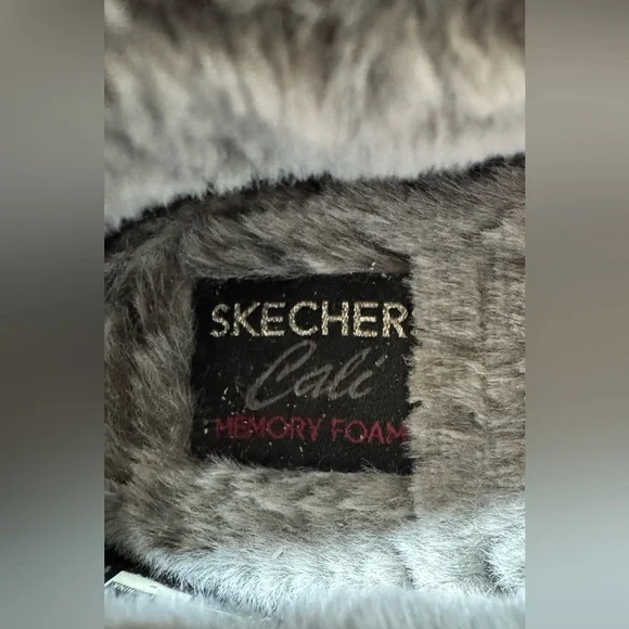 Skechers Black and Gray Women's Slippers - Picture 5 of 6